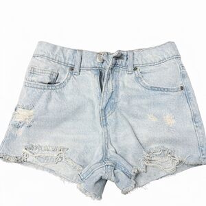 Zara Light Blue Denim Shorts